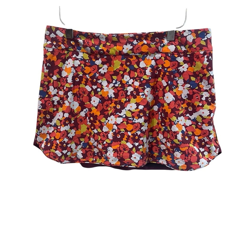 Outdoor Voices Floral Athletic‎ Skirt Paprika Bloom Size Medium